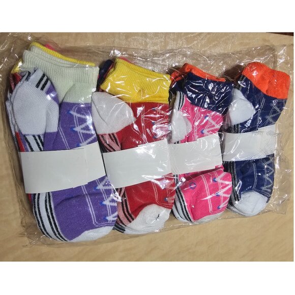 Women's Fancy Designer Socks, Crew Socks, 12-pack - Picture 2 of 3